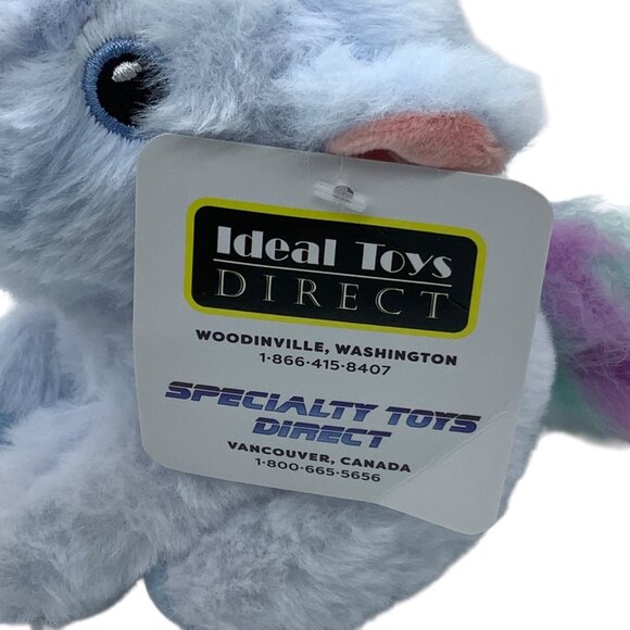 Unicorn Multicolor Plush Stuffed Animal Toy Ideal Toys Direct 6.5” NEW - Picture 3 of 7
